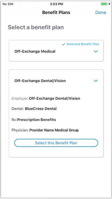 Capital Blue Cross Screenshot