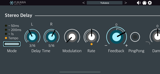 ‎Yukawa - Capture d'écran d'effet plug-in AUv3