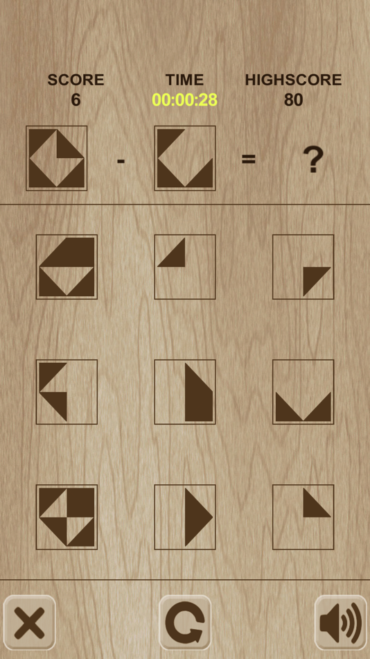 #2. Simple shape's puzzle (iOS) By: Ruslan Goncharenko
