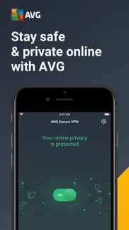 avg secure vpn & proxy server iphone screenshot 1
