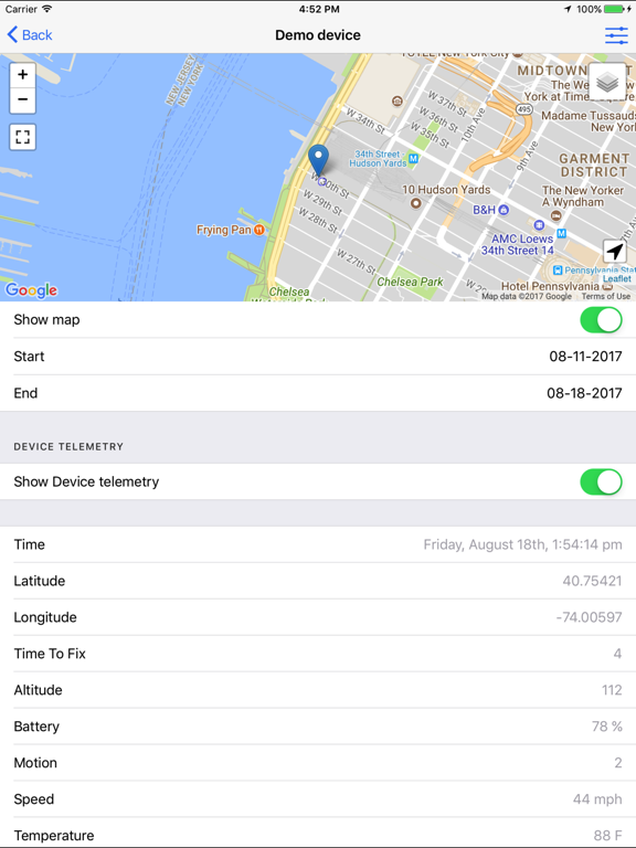 Screenshot #5 pour Trakkit - GPS Phone Tracker