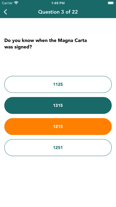 Canadian Citizenship Test 2025 Screenshot