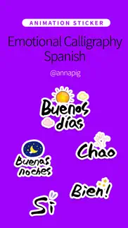 emotional calligraphy spanish iphone screenshot 1