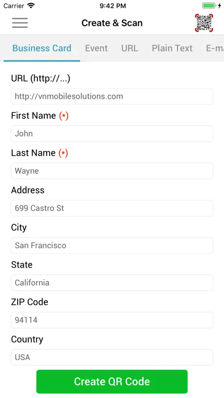 QRCode BarCode Scan & Generate