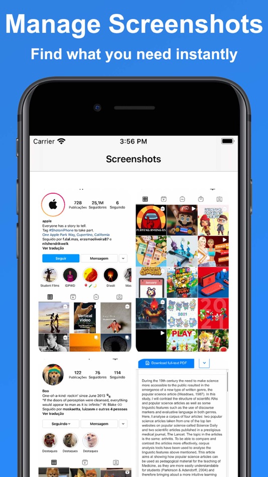 #1. Screenshot Manager - Organizer (iOS) 由: Arthur Eduardo Skaetta Alvarez Desenvolvimento de Software LTDA.