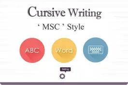 Game screenshot Cursive Writing MSC Style mod apk