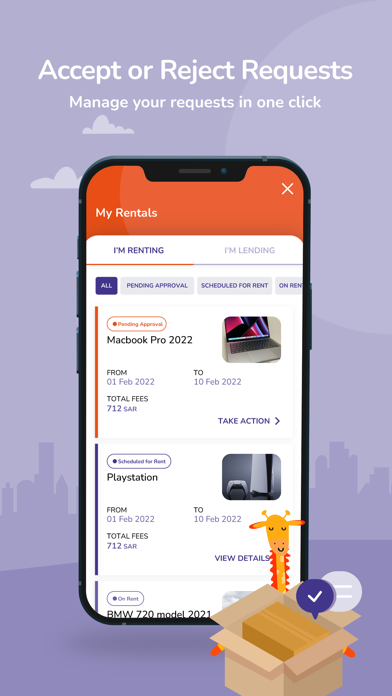 Jeeraf: Rent & Lend Screenshot