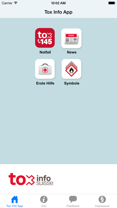 Tox Info App Screenshot