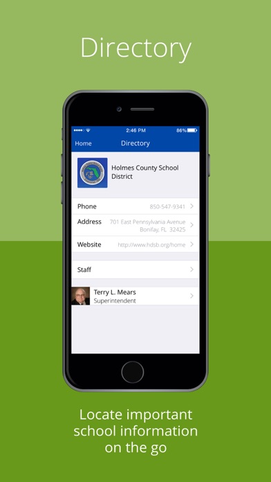 Holmes County School District Screenshot