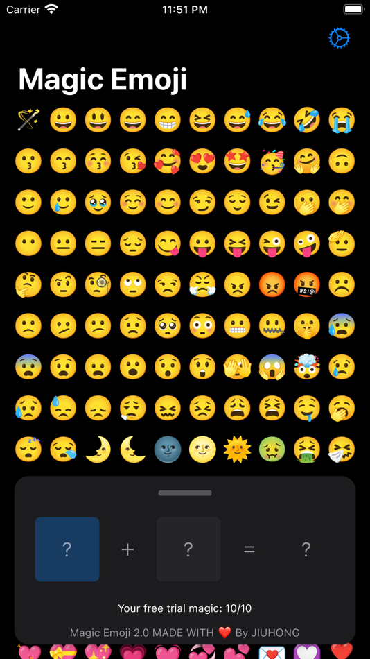 #1. Magic Emoji: merge two emojis (iOS) 由: 就洪 邓