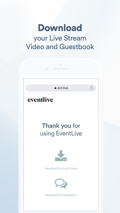 EventLive－Live Stream Event Screenshot