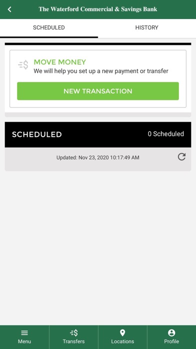 Waterford Bank Mobile Screenshot
