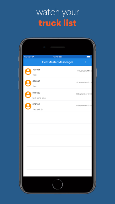 FleetMaster Messenger Screenshot