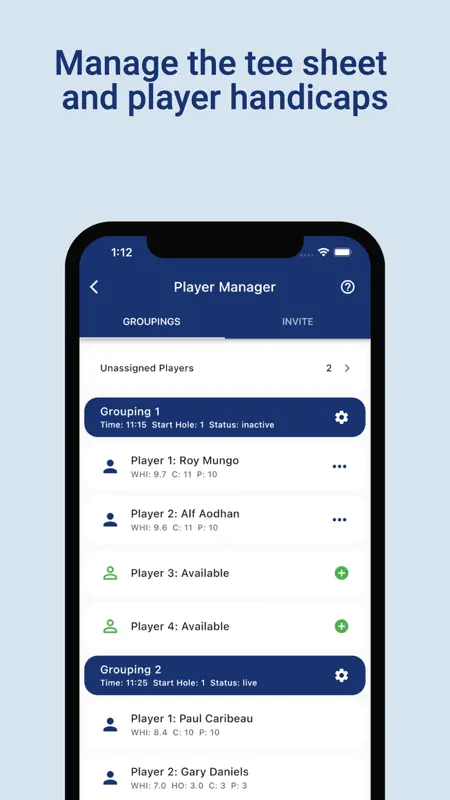 Golfify - Golf Tournament App screenshot 7 of 8