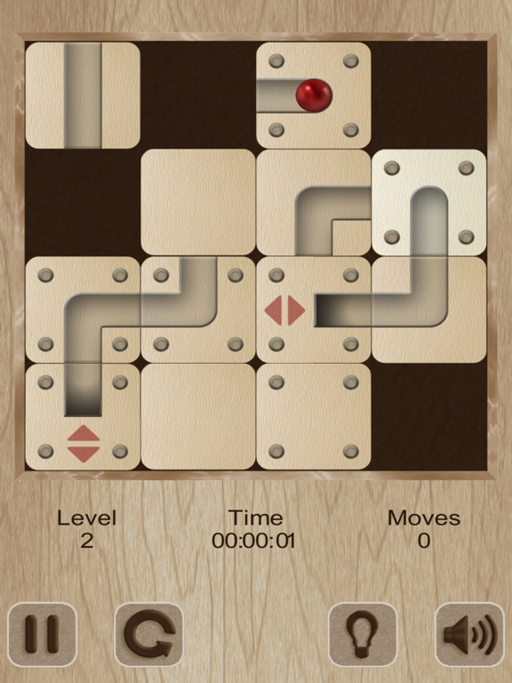 Roll the labyrinth portal ball iPad screenshot