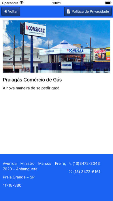 APP CONSIGAZ PRAIA GRANDE Screenshot