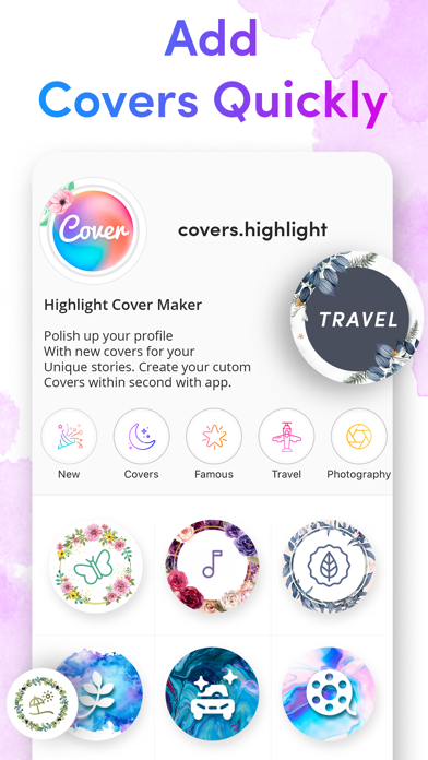 Cover Highlights + logo maker Screenshot