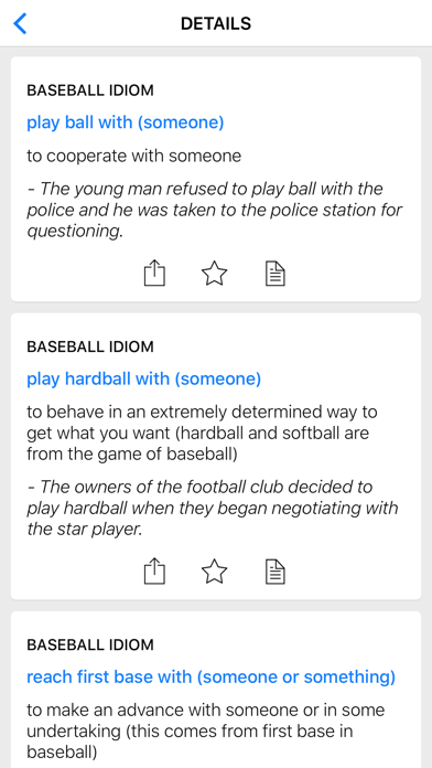 Negotiation & Sports idioms Screenshot