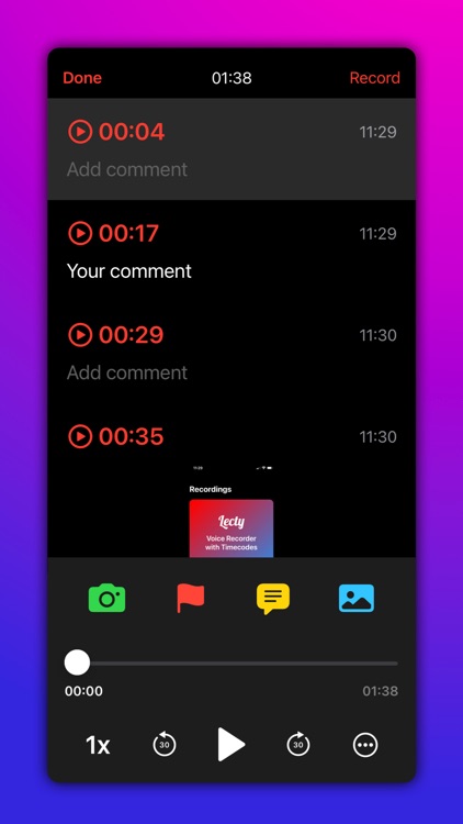 Voice Recorder with Timecodes screenshot-4
