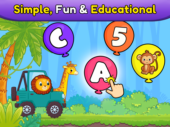 Balloon Pop Toddler Game ABC