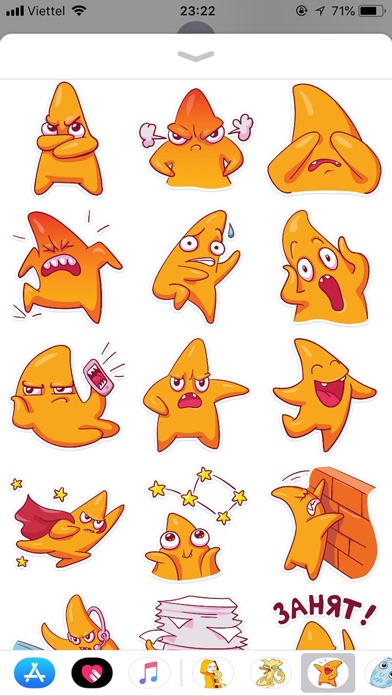 Screenshot #2 pour Star Cute Pun Funny Stickers
