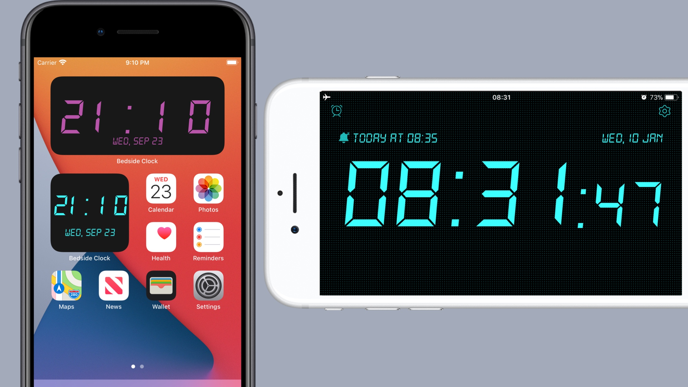 Bedside Clock - Time widgets