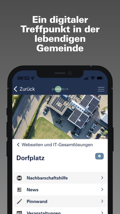 Gemeinde.ch Screenshot
