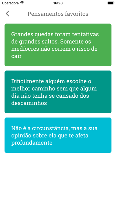 Pensamento do dia Screenshot