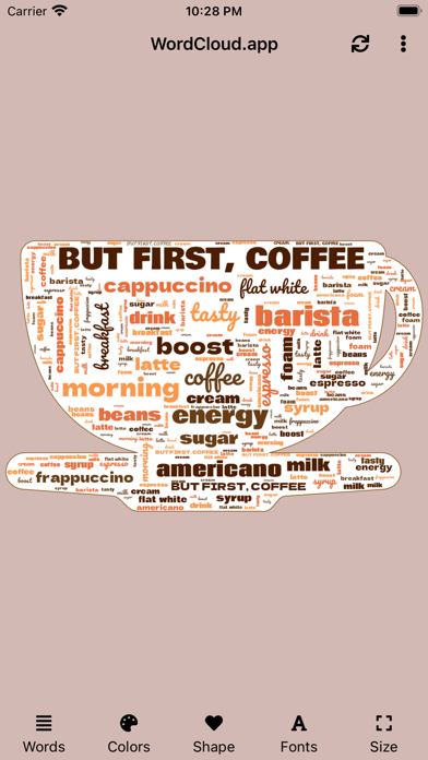 WordCloud.app Screenshot