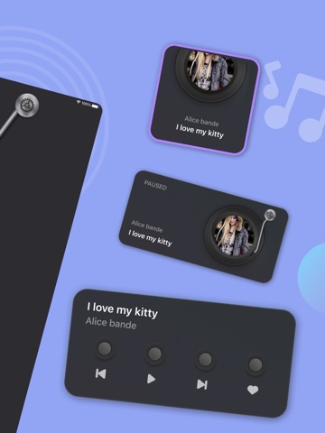 Vinyl Widget - 音楽ウィジェットのおすすめ画像3