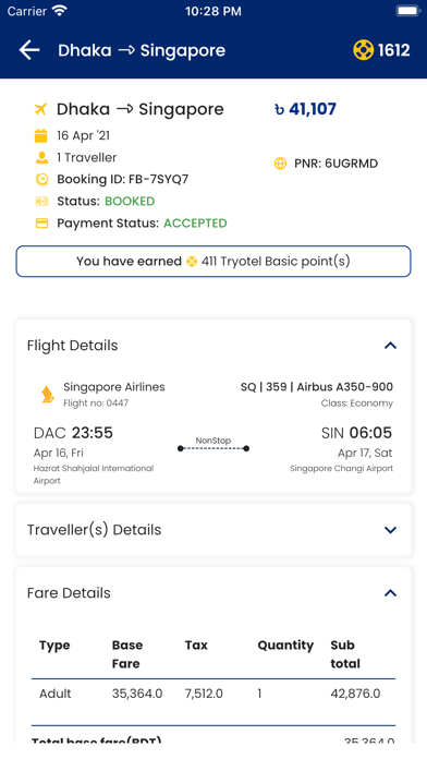 Tryotel: Book Flights Screenshot