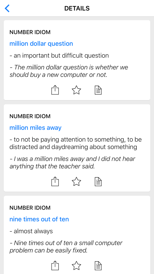 #1. Number & Color idioms (iOS) 由: Kevin Pham