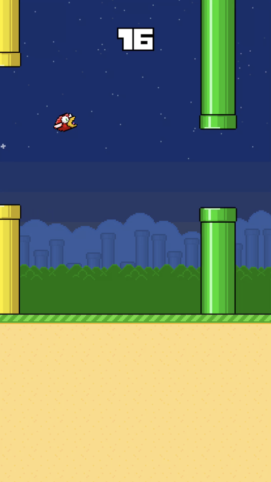 #1. Super Pipe Bird (iOS) 由: Elaine Rocha