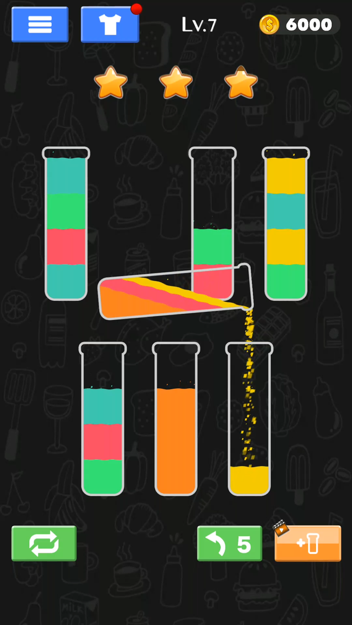 Water Sorting - Sorting Color