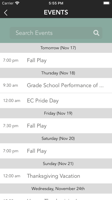 Elyria Catholic High School Screenshot