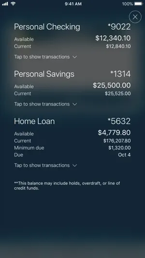Envista Mobile Banking screenshot 1