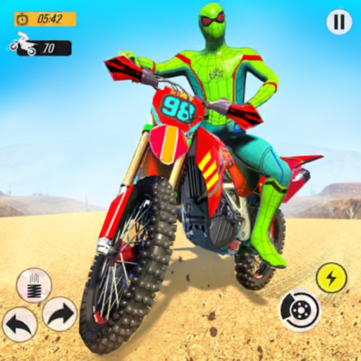 Superhero Bike Stunts Game