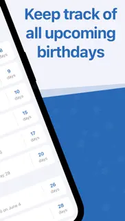 birthday reminder & countdown iphone screenshot 2
