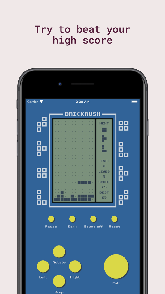 #4. Brick Rush: Block Puzzle Game (iOS) 来自: Kanwar Abhijit Singh