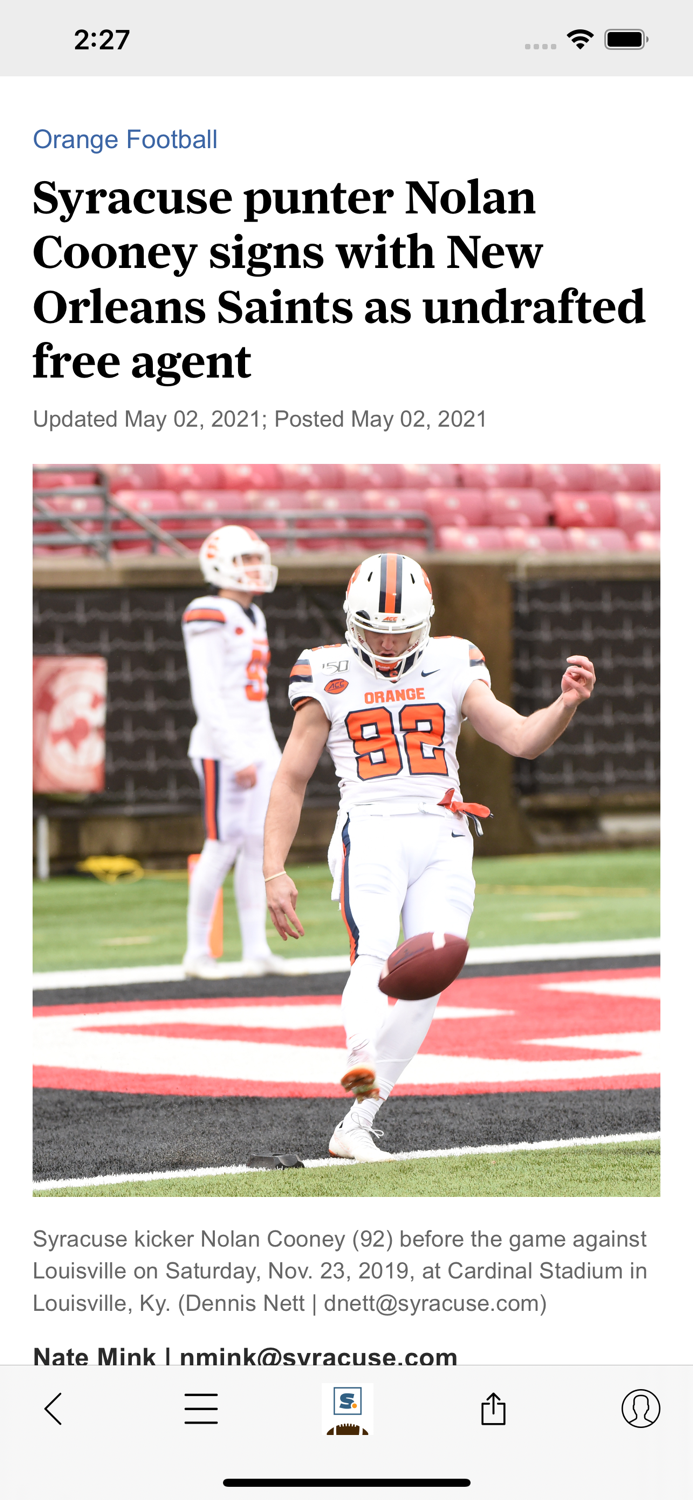 Orange Football News