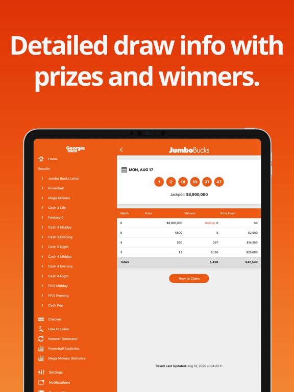 Screenshot #5 pour Lottery Results Georgia