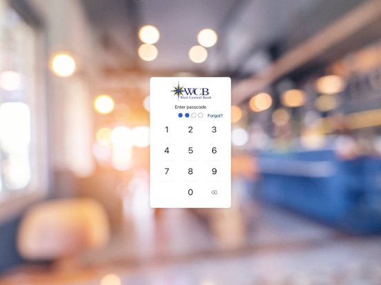 WCBank iPad screenshot 2 - Finance app