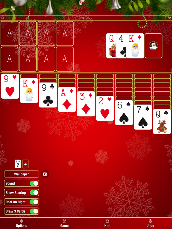 Screenshot #4 pour A Christmas Solitaire x2