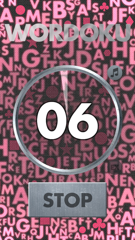 #2. Wordoku Timer (iOS) Podle: Thunderbox Entertainment Ltd.