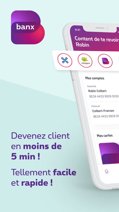 Screenshot #1 pour Banx, l’app bancaire durable