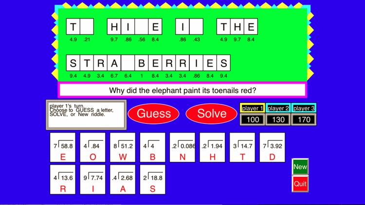 Fraction and Decimal Riddles screenshot-7