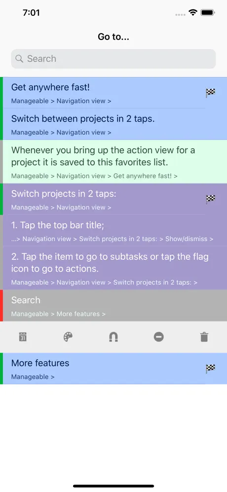 Manageable: Nested ToDo Lists