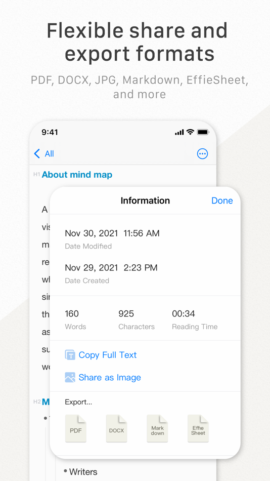 #4. Effie: Write, Mindmap & Note (macOS) 게시자: 7S2P Inc.