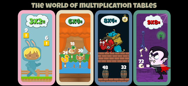 ‎World of multiplication tables Screenshot