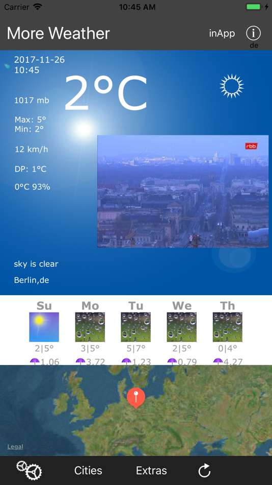 #1. More Weather (iOS) 由: Kai Bruchmann